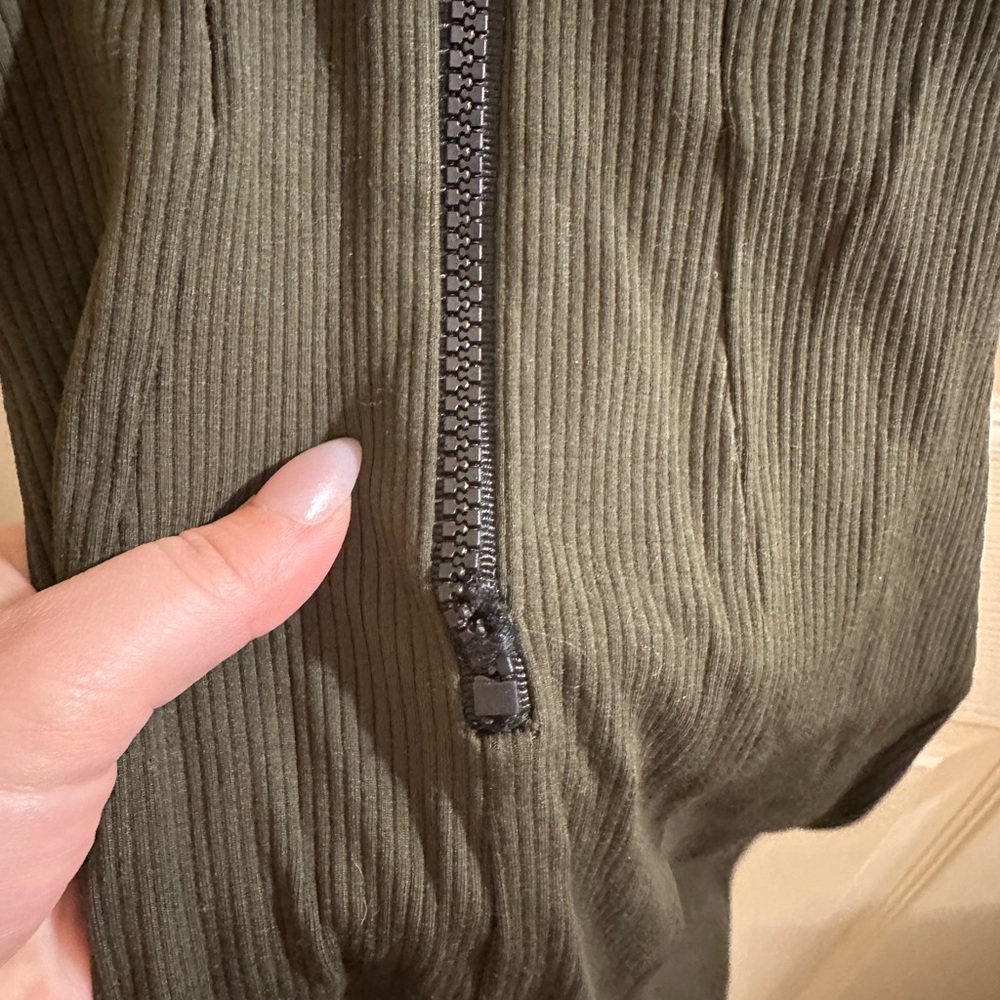 Naked Wardrobe Dark Green Sleeveless Jumpsuit - Picture 5 of 5